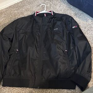 Tommy Hilfiger Men's Black Bomber Jacket